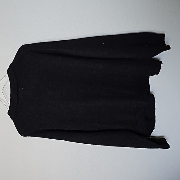 H&M Glam Whimsigoth Oversized rhinestone studded wool blend black sweater XXL - Picture 8 of 9